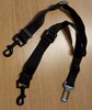 DOUBLE DOG SEAT BELT BLACK