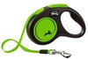 Flexi Rollijn New Neon Band Fluo groen S