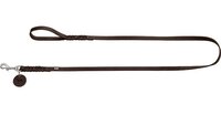 Hunter leash solid education darkbrown