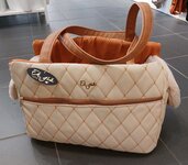 EH GIA MADEMOISELLE BAG MATELLASSE BEIGE + COTTON