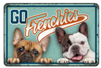 Bord blik A4 Go Frenchies (h)