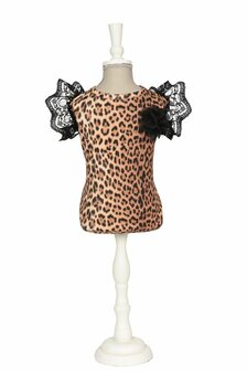 LAMU LEOPARD MET ZWARTE AFWERKING