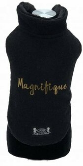 MAGNIFIQUE SWEATER ZWART-GOUD MAAT SM