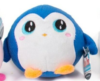 PLUCHE BAL FC BLAUW PINGUIN