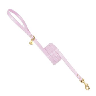 PICCOLI PETS PLAIN LEASH BABY PINK/GOLD