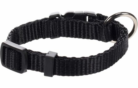 PUPPY HALSBAND ZIGGI ZWART 15-25CM 10MM