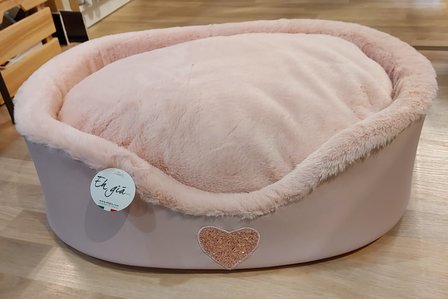 EH GIA ROUND BED SIZE 4 - PINK + BABY PINK PLUCHE