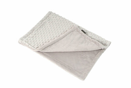 OLP TRAVEL BLANKET VIKY 50X75CM SILVER