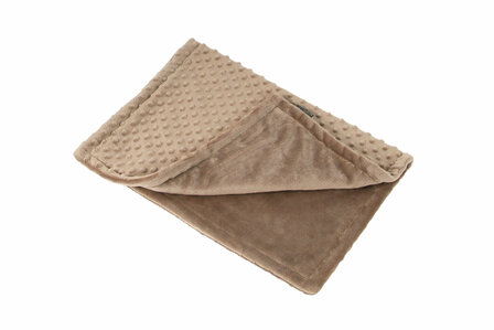 OLP TRAVEL BLANKET VIKY 50X75CM BROWN