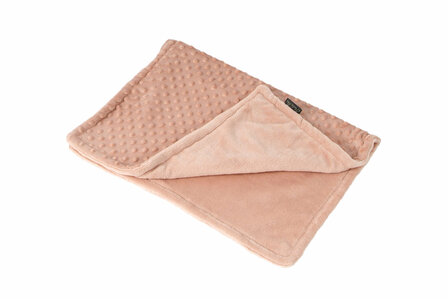 OLP TRAVEL BLANKET VIKY 50X75CM OLD PINK