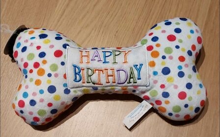 BIRTHDAY BONE PLUCHE XL