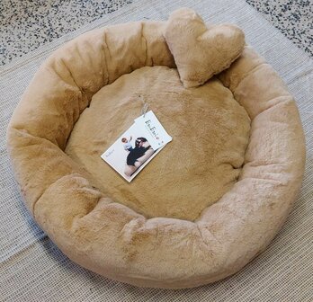 BAU BARU BAGEL BED GIRELLA CASTORINO DARK BEIGE 65CM