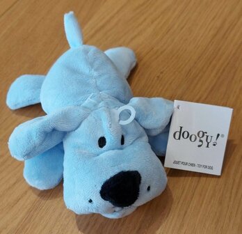 Doogy pluche hond blauw