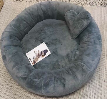 BAU BARU BAGEL BED GIRELLA CASTORINO GREY 65CM