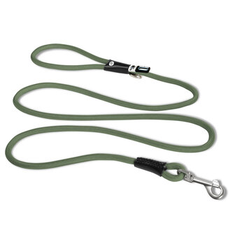 CURLI STRETCH COMFORT LEASH MOSS M