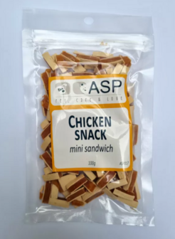 CHICKEN SNACK SANDWICH MINI 100G