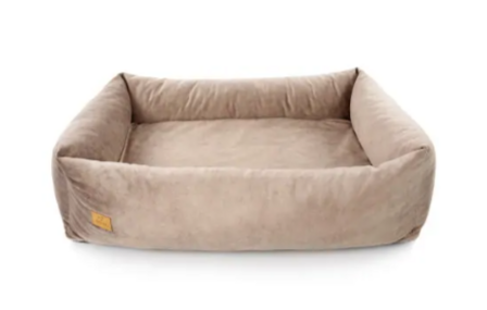 Orthopedic Bed Velvet Beige S