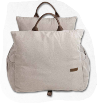  AB HOME&amp;AWAY Autostoel Carrie Beige-S 55x50x47cm