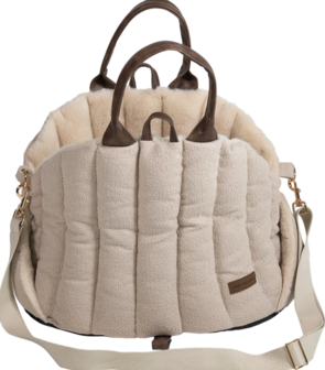 AB HOME&amp;AWAY Stadstas Diana Boucle Beige-XS 50x30x35cm