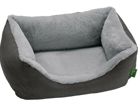 Orthopedische hondensofa Rockford antraciet/lichtgrijs 80x60cm