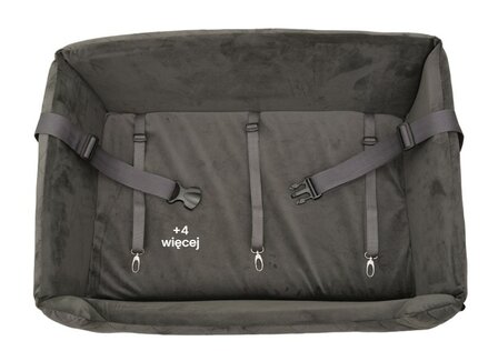 Amibelle Molly autostoel grijs orthopedisch XL