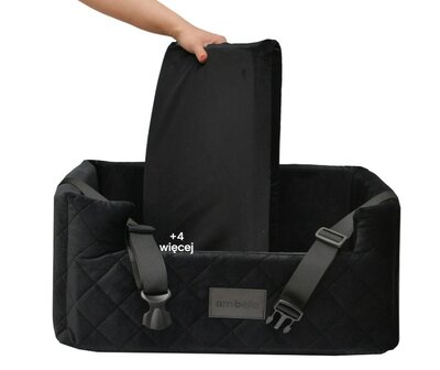 Amibelle Molly autostoel zwart orthopedisch XL