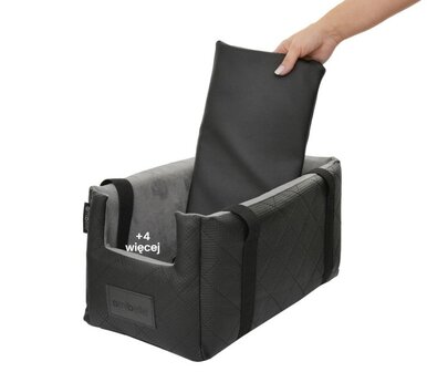 Amibelle Car seat 2-in-1 - Locky Black