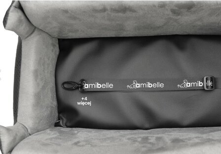 Amibelle Car seat 2-in-1 - Locky Black