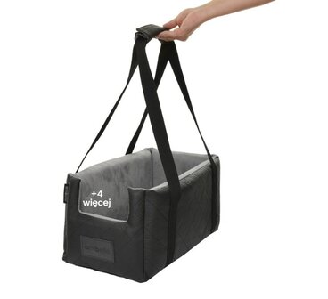 Amibelle Car seat 2-in-1 - Locky Black