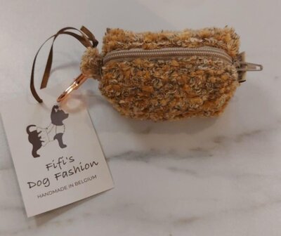 FIFI Poobag Zipper curl cognac