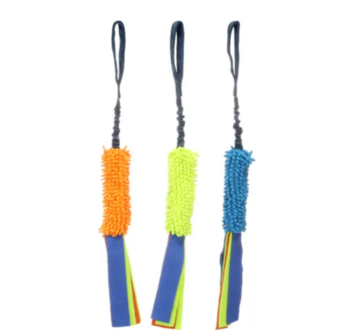 Speelgoed Fauxtra Trektouw Bungee Chenille Meerdere kleuren