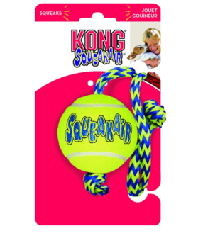 KONG SqueakAir&reg; Balls met touw