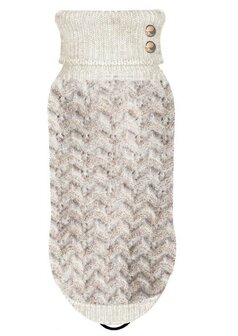 M&amp;P JANA PULL BEIGE ET LUREX