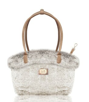 M&amp;P NANOUK SAC FLUFFY FOURRURE BEIGE