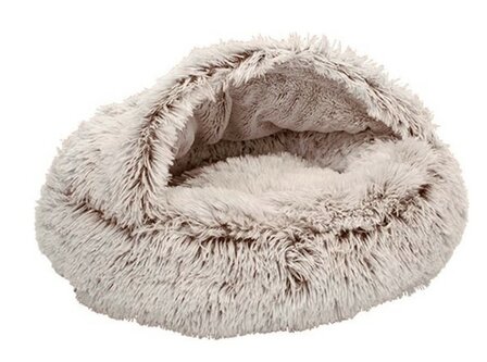 AB Grot Long Plush Bruin-M 