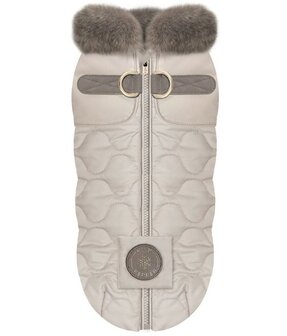 MP AGATHA JACKET HARNESS TAUPE/FOURRURE TAUPE