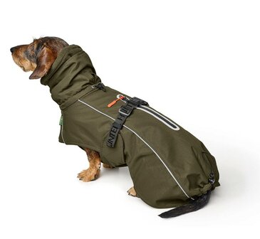 HUNTER COAT NORDBY OLIVE GREEN TECKEL