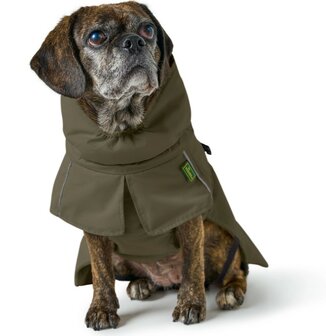 HUNTER COAT NORDBY OLIVE GREEN PUG &amp; FRENCHIE