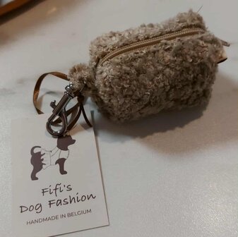 FIFI Poobag Zipper curl liver + silver