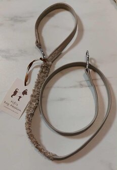 FIFI LEASH NORMAL CURL LIVER + SILVER