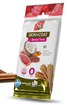 Farmina Dental Treat Skin &amp; Coat Quinoa Eend Medium &amp; Maxi