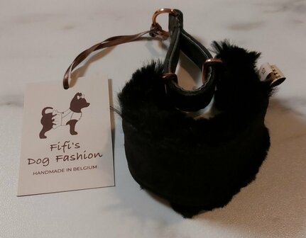 FIFI COLLAR SPEEDY FOREST BLACK VELVET