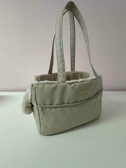 EH GIA MADEMOISELLE BAG SABBIA + TAUPE PLUCHE