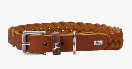 Hunter collar solid education cognac