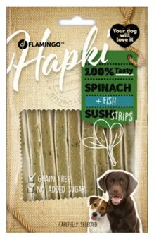 Snack Hapki Sushi strips met spinazie &amp; vis
