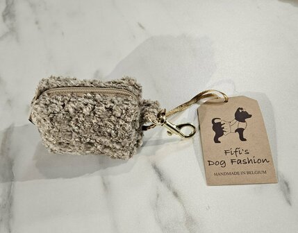 FIFI Poobag Zipper curl liver + gold