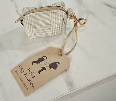 FIFI Poobag Zipper sahara + rose gold