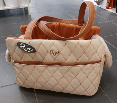 EH GIA MADEMOISELLE BAG MATELLASSE BEIGE + COTTON