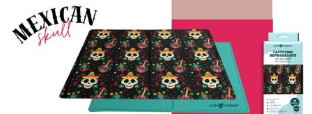 FC cooling mat mexican skull 50x90cm