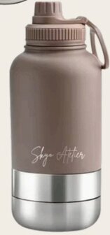 SKYO ON THE ROAD WATER BOTTLE BEIGE
